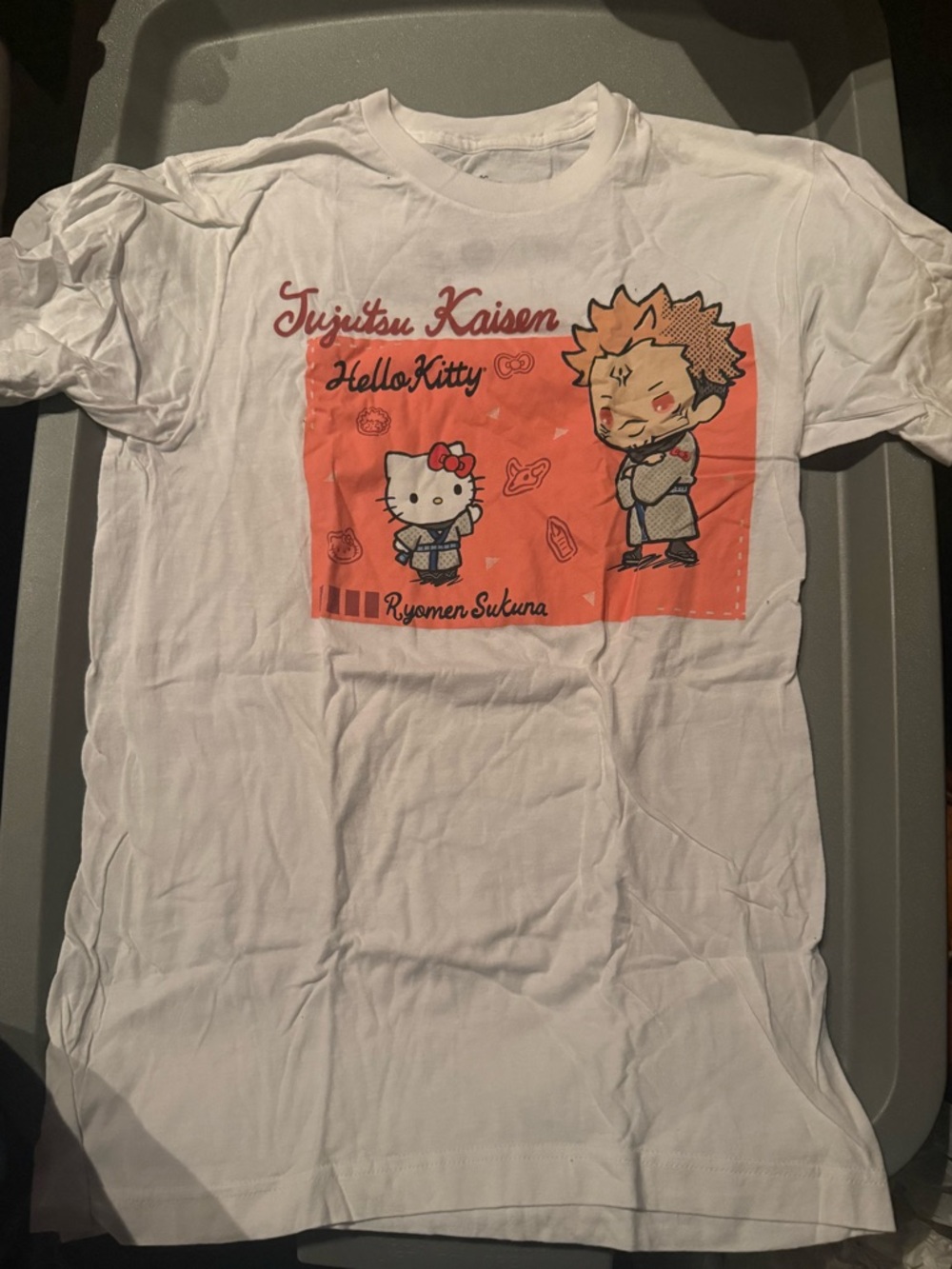 Sanrio Crunchyroll Hello Kitty x Jujutsu Kaisen Ryomen Sukuna T Shirt